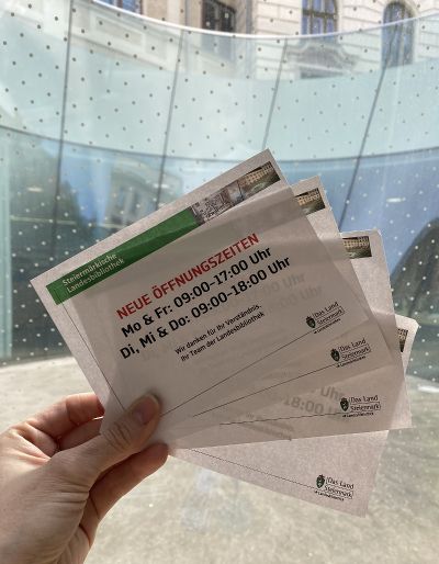Neue Öffnungszeiten © LB
