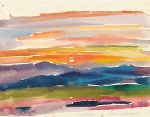 Hochwechsel, 1966; Aquarell; privat © LB